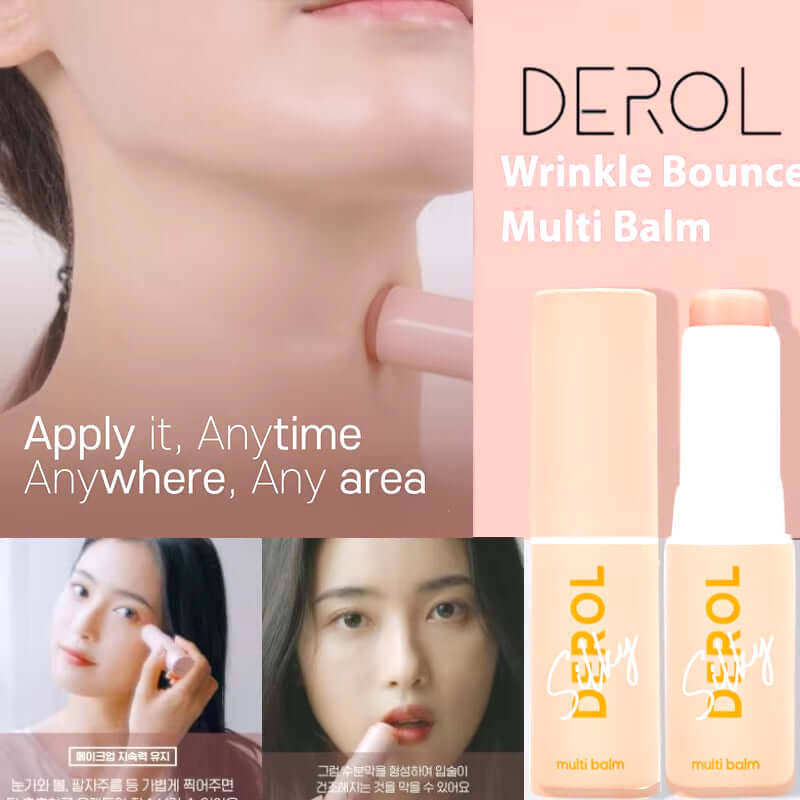 Collagen Multi Balm Stick Wrinkle Bounce Anti-Wrinkle Moisturizing Multi Balm Brighten Dull Skin Tone Cream Korean Cosmetics 7G