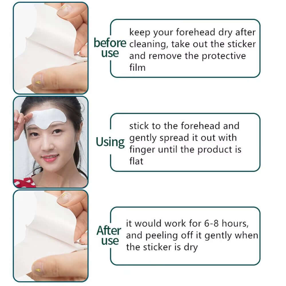 Forehead Gel Stickers Skincare Lifting Mask Moisturizng Nourishing Sleeping Patches Skin Care