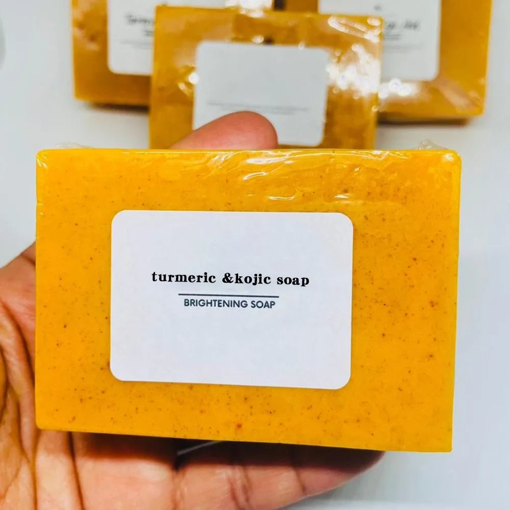 Turmeric Kojic Acid Glow Soap Smooth Skin Deep Cleansing Handmade Soap