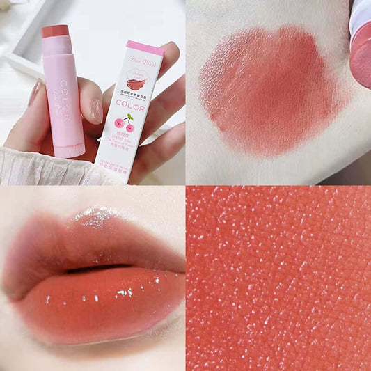 3/1Pcs Lip Balm Moisturizing Anti-Dry Lip Balm Easy to Carry Makeup Lip Care Cosmetics Anti-Cracking Lipstick Colored Lip Tint