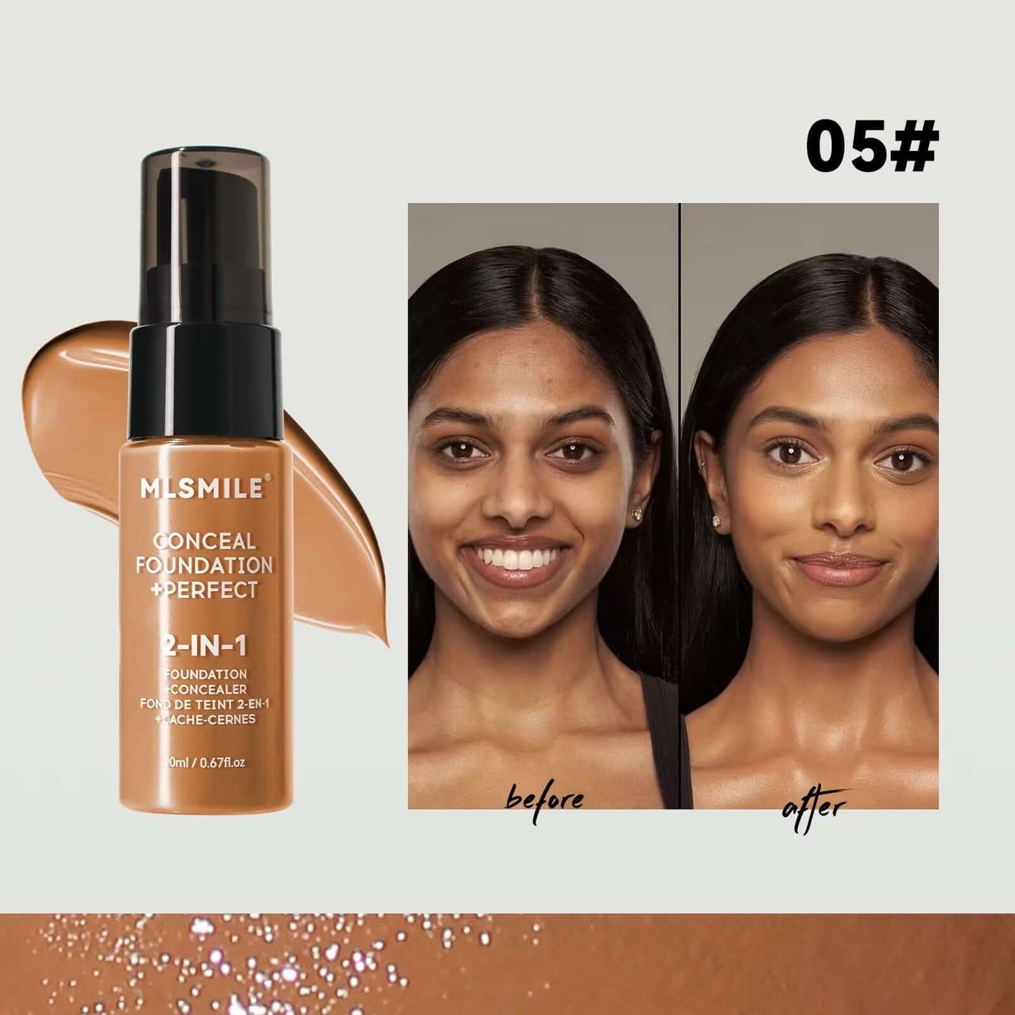 Matte Face Foundation Cream Oil Control Liquid Concealer BB Cream Waterproof Long Lasting Full Coverage Natural Base Makeup