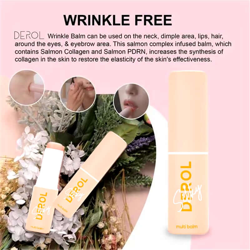 Collagen Multi Balm Stick Wrinkle Bounce Anti-Wrinkle Moisturizing Multi Balm Brighten Dull Skin Tone Cream Korean Cosmetics 7G