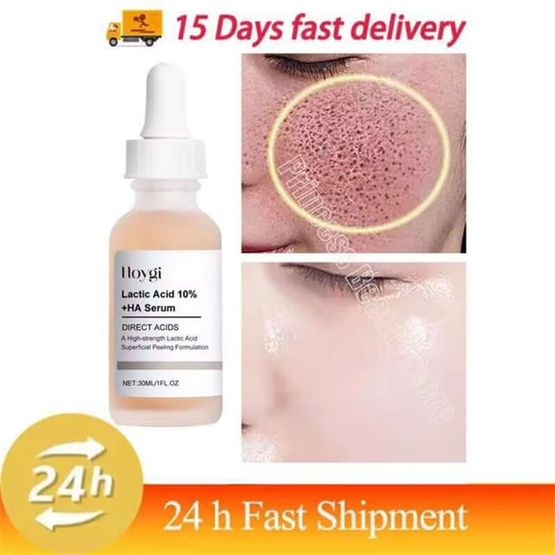 Remove Large Pores Serum Lactic Acid Facial Pore Shrinking Repairing Products Pore Minimizing Firming Smooth Korean Skin Care