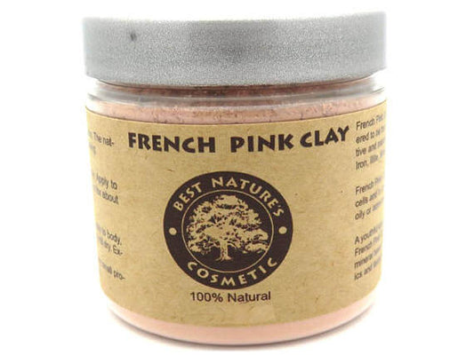 French Pink Clay. Delicately cleanse the skin