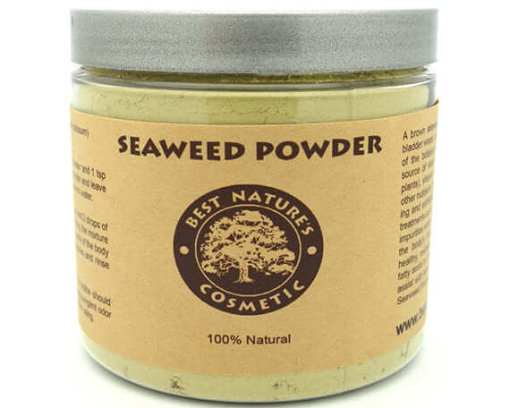 Organic Seaweed, Kelp Powder Face and Body Mask.